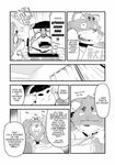  chubby comic gay human kira_nerisu male mammal nerisu tanuki tecfront translated underwear 