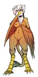  anthro anthrofied avante92 avian breasts feathers female friendship_is_magic gilda_(mlp) gryphon hi_res looking_at_viewer my_little_pony nipples nude pussy solo standing wings 