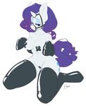  anthro anthrofied breasts bridle buxbi cutie_mark equine female friendship_is_magic fur hair horn horse legwear maebari makeup mammal my_little_pony nipple_tape pasties plain_background pony purple_hair pussy_tape rarity_(mlp) rubber solo stockings tape thick_thighs unicorn white_background white_fur 