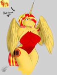  character equine female horn invalid_tag mammal my_little_pony original original_character solo striderpeace50g suit swimming winged_unicorn wings 