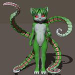  canine creepy female fox fur fursat green_fur krystal mammal nintendo pussy red_eyes star_fox tentacles video_games 