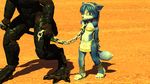  canine chain clothing collar cub dinosaur female fox fur fursat krystal mammal nintendo raptor scalie star_fox video_games young 