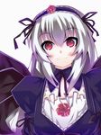  bad_id bad_pixiv_id blush komaki long_hair pink_eyes rozen_maiden silver_hair smile solo suigintou 