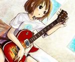  bad_id bad_pixiv_id bangs doraeshi guitar hirasawa_yui instrument k-on! solo 