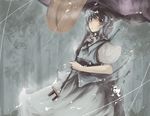  heterochromia karakasa_obake oriental_umbrella rain ryuu_(tsukinoyuki) solo tatara_kogasa touhou umbrella 