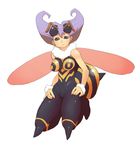  antennae bad_id bad_pixiv_id bee_girl gomi_ryousanki insect_girl monster_girl pantyhose purple_hair q-bee solo vampire_(game) wings 