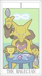  &#8734; &infin; ambiguous_gender card duo ekans feral looking_at_viewer magic_user miji nintendo orb pentagram pok&#233;mon pok&eacute;mon spoon table tarot_card trophy unknown_artist video_games 