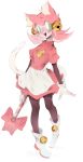  1girl animal_ears bell boots cat_ears cat_tail gloves green_eyes jingle_bell long_hair mad_mew_mew magical_girl pink_hair pink_ribbon puffy_short_sleeves puffy_sleeves ribbon short_sleeves skirt smile solo tail undertale white_boots white_gloves 