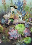  ? bad_id bad_pixiv_id bow green_eyes green_hair grey_eyes hat hat_bow komeiji_koishi seaweed seeker shell solo third_eye touhou underwater white_hair 