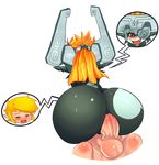  1boy 1girl anal anal_penetration ass balls big_butt blush butt duo erection female huge_butt hylian imp link male mato_spectoru matospectoru midna nude penetration penis sex smile straight the_legend_of_zelda the_legend_of_zelda:_twilight_princess thighs twilight_princess uncensored vein video_games 