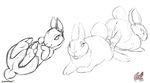  absurd_res anus ass_up avoid_posting cute displaying egg female feral frisky_ferals hi_res hindpaw insertion lagomorph long_ears looking_at_viewer lying mammal on_back paws penetration presenting pussy pussy_juice rabbit raised_tail sefeiren sketch vaginal vaginal_penetration 