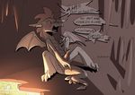  3_toes 5_fingers anal anal_fingering blush braeburned caught cum cum_on_hand dragon embarrassed fingering fizzle_(mlp) male masturbation penis sitting solo text 