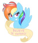  absurd_res ambris blue_eyes english_text equine female friendship_is_magic grin hair hi_res horse looking_at_viewer mammal multi-colored_hair my_little_pony pegasus pink_eyes plain_background pony rainbow_dash_(mlp) rainbow_hair smile solo text white_background wings 