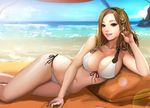  beach bikini cherrylich league_of_legends luxanna_crownguard swimsuit 