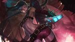  blue_hair jinx_(league_of_legends) league_of_legends pink_eyes tagme 