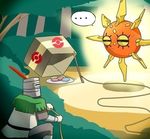  dark_souls forest helmet nintendo poffins pok&eacute;mon solaire_of_astora solrock sunshine trap tree video_games 