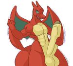  balls biceps big_penis charizard hyper hyper_penis kai-ten kaivolate male muscles nintendo nude oekaki pecs penis pok&#233;mon pok&eacute;mon raptorkou scales solo video_games 