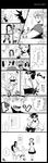  2girls bad_id bad_pixiv_id battle_tendency caesar_anthonio_zeppeli comic corset dashii_(artist) greyscale highres jojo_no_kimyou_na_bouken joseph_joestar_(young) lisa_lisa monochrome multiple_boys multiple_girls translated 