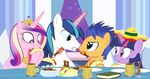  blue_eyes blue_hair book bottle bowl crown cup dm29 eating equestria_girls equine female flash_sentry_(eg) friendship_is_magic glowing gold group hair hat horn hot_sauce levitation magic mammal multi-colored_hair my_little_pony pegasus plate princess_cadance_(mlp) purple_eyes purple_hair shining_armor_(mlp) sombrero sparkles tabasco_sauce table taco tomato twilight_sparkle_(mlp) two_tone_hair unicorn winged_unicorn wings 