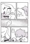  black_and_white blush canine censored comic dog eyes_closed feral feral_on_feral gay japanese_language japanese_text knot ktq15 licking male mammal manga monochrome oral oral_sex pawpads sex sucking text tongue unknown_artist 