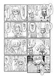  4girls 4koma adapted_costume ahoge alternate_costume alternate_form anger_vein ascot bangs blush_stickers bow braid chameleon_(ryokucha_combo) cirno closed_eyes collarbone comic dodging dress eyes food fruit glasses grass greyscale hair_bow hand_on_belt hand_on_own_head hand_on_table hijiri_byakuren hinanawi_tenshi holding horror_(theme) ice ice_wings indoors injury jitome kirisame_marisa knife long_hair long_sleeves looking_at_another looking_up monochrome morichika_rinnosuke multiple_4koma multiple_girls open_mouth outdoors path popsicle puffy_short_sleeves puffy_sleeves road shocked_eyes short_hair short_sleeves side_braid sigh single_braid size_difference sleeveless slice slipping slit_pupils speech_bubble standing sweat table touhou translated trolling v_arms watermelon watermelon_bar wings |_| 