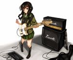  guitar instrument kantai_collection kitakami_(kancolle) maki_pei 