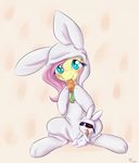  alasou angel_(mlp) blue_eyes blush bunny_costume carrot costume duo equine eyewear female fluttershy_(mlp) friendship_is_magic glasses hair lagomorph male mammal my_little_pony pegasus rabbit smile wings 