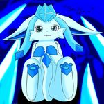  ambiguous_gender blue_background blue_theme eeveelution glaceon invalid_background lying nintendo open_eyes paws plain_background pok&#233;mon pok&eacute;mon senz sniffing video_games 