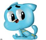  butt cat crazedg crossdressing cub feline gumball_watterson male mammal solo swimsuit the_amazing_world_of_gumball young 