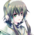  artist_request green_eyes green_hair hair_tubes hairband ion lowres male_focus short_hair_with_long_locks sidelocks solo tales_of_(series) tales_of_the_abyss 