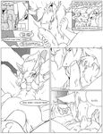  bedroom black_and_white breasts comic couple dialog dragon drake_(zerofox) english_text excalibur fellatio female fire_and_ice furred_dragon hair horn king long_tail love lovers male mf monochrome open_mouth oral oral_sex penis pent_up queen reptile romantic royalty scales scalie sex size_difference straight text tongue zerofox1000 