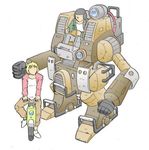  faceless hat helmet lowres mecha no_face sentou_mecha_xabungle trad_11 