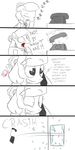  coco_pommel_(mlp) dialog english_text equine eyelashes female feral friendship_is_magic hair happy horse mammal my_little_pony open_mouth pandramodo phone pony sleeping smile solo text 