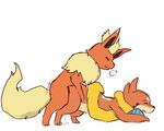  all_fours doggystyle eeveelution eroborus female flareon floatzel from_behind male nintendo pok&eacute;mon sex straight video_games 