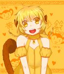 1girl animal_ears mew_pudding solo tail tokyo_mew_mew yellow_eyes 