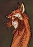  canine costume fox hair human male mammal orange_hair skia solo 