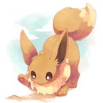  ant ant_hill bad_id bad_pixiv_id brown_eyes bug eevee gen_1_pokemon insect no_humans pate0x0 paws pokemon pokemon_(creature) 