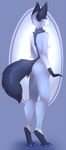  anthro blue_nose breasts butt canine female here-kitty--kitty mammal nude side_boob solo standing 