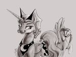  duo equine female feral friendship_is_magic grin hair horn horse mammal monochrome my_little_pony open_mouth plain_background pony princess_luna_(mlp) silfoe twilight_sparkle_(mlp) wing_boner winged_unicorn wings 