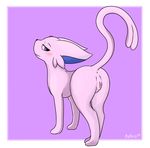  all_fours anus black_nose blush butt eeveelution espeon female feral kyoushiro looking_back nintendo pok&#233;mon pok&eacute;mon presenting presenting_anus presenting_hindquarters presenting_pussy pussy solo video_games 