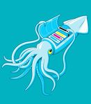  cephalopod feral humor ink ink_cartridge solo squid unknown_artist 
