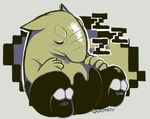  drowzee muttmonster nintendo pok&#233;mon pok&eacute;mon sleeping solo video_games 
