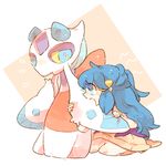  alternate_costume blue_eyes blue_hair froslass gen_4_pokemon hair_ornament hikari_(pokemon) japanese_clothes katiko kimono long_hair pokemon pokemon_(creature) pokemon_(game) pokemon_dppt 