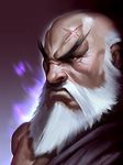  bad_deviantart_id bad_id beard eyebrows facial_hair gouken james_ghio long_hair male_focus nose old_man scar solo street_fighter street_fighter_iv_(series) thick_eyebrows upper_body white_hair 