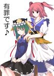  highres massage meneru multiple_girls onozuka_komachi shiki_eiki touhou 