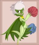  cape flower furry lowres pokemon rose roserade white_hair 