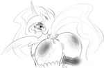 blush cutie_mark duo equine female friendship_is_magic hair horn horse looking_back mammal my_little_pony open_mouth penetration penis pony princess_celestia_(mlp) pussy sex solo_focus tongue tongue_out vaginal vaginal_penetration winged_unicorn wings zev 