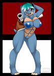  2014 :d anthro anthrofied armpits barefoot big_nipples blastoise breasts claws eyelashes female hair happy hi_res kloudmutt looking_at_viewer nintendo nipples nude open_mouth pok&eacute;mon pose pussy raised_arm reptile scalie sharp_teeth shell short_hair smile solo standing teeth toe_claws tongue turtle video_games 