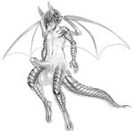  dragon male modeseven monster_boy penis sweat wings 