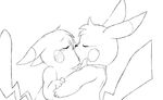  eroborus female kissing male nintendo pikachu pok&eacute;mon straight video_games wendell 
